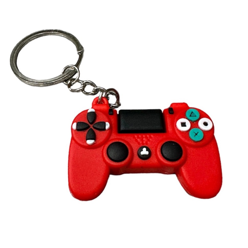 Video Game Controller Keychain Red Gamer - Picture 3 of 5